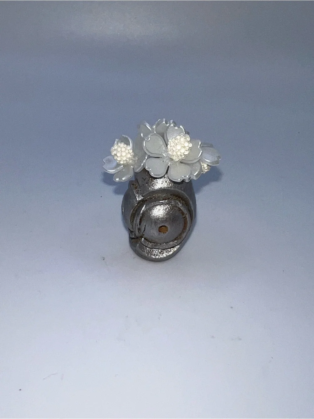 Miniature dollhouse floral decor